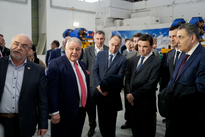 Андрей Воробьев посетил НИЦ "Курчатовский институт" ИФВЭ в Протвине