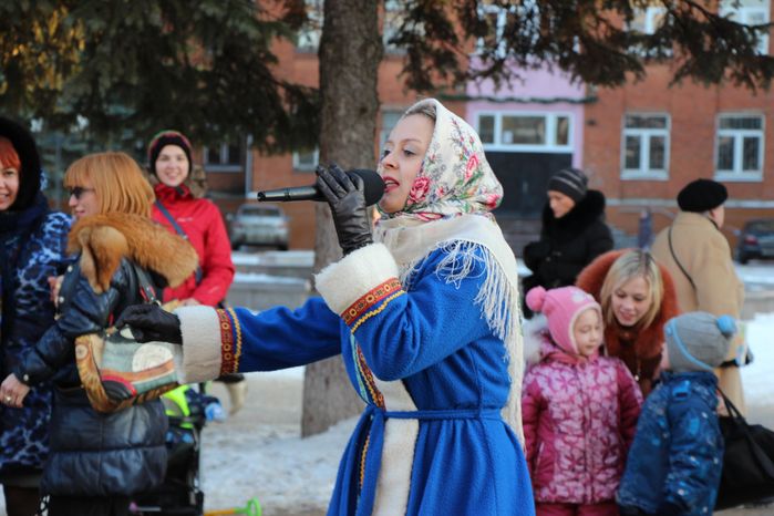 Празднование Масленицы в Долгопрудном