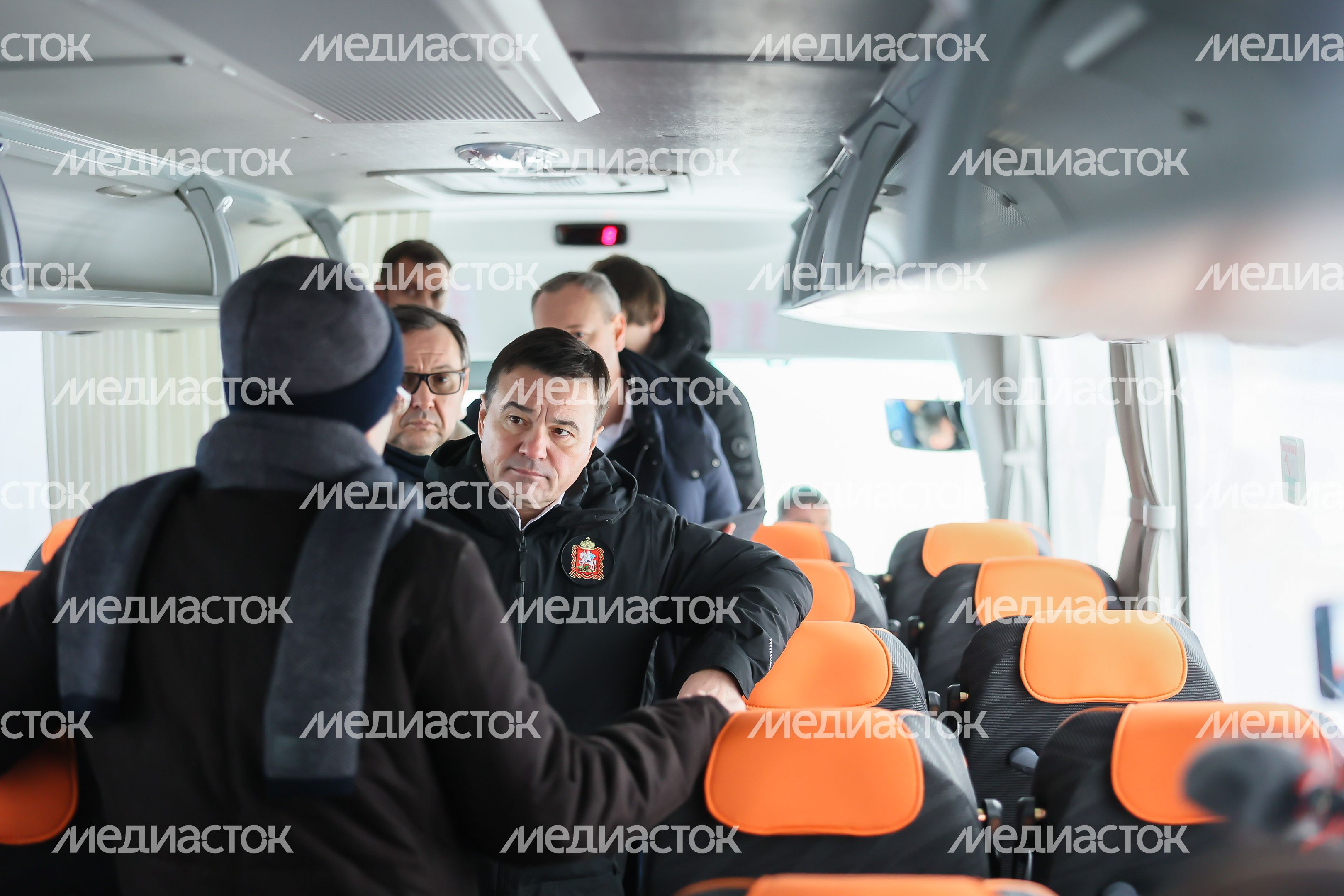 Андрей Воробьев посетил подразделение "Мострансавто" в Истре