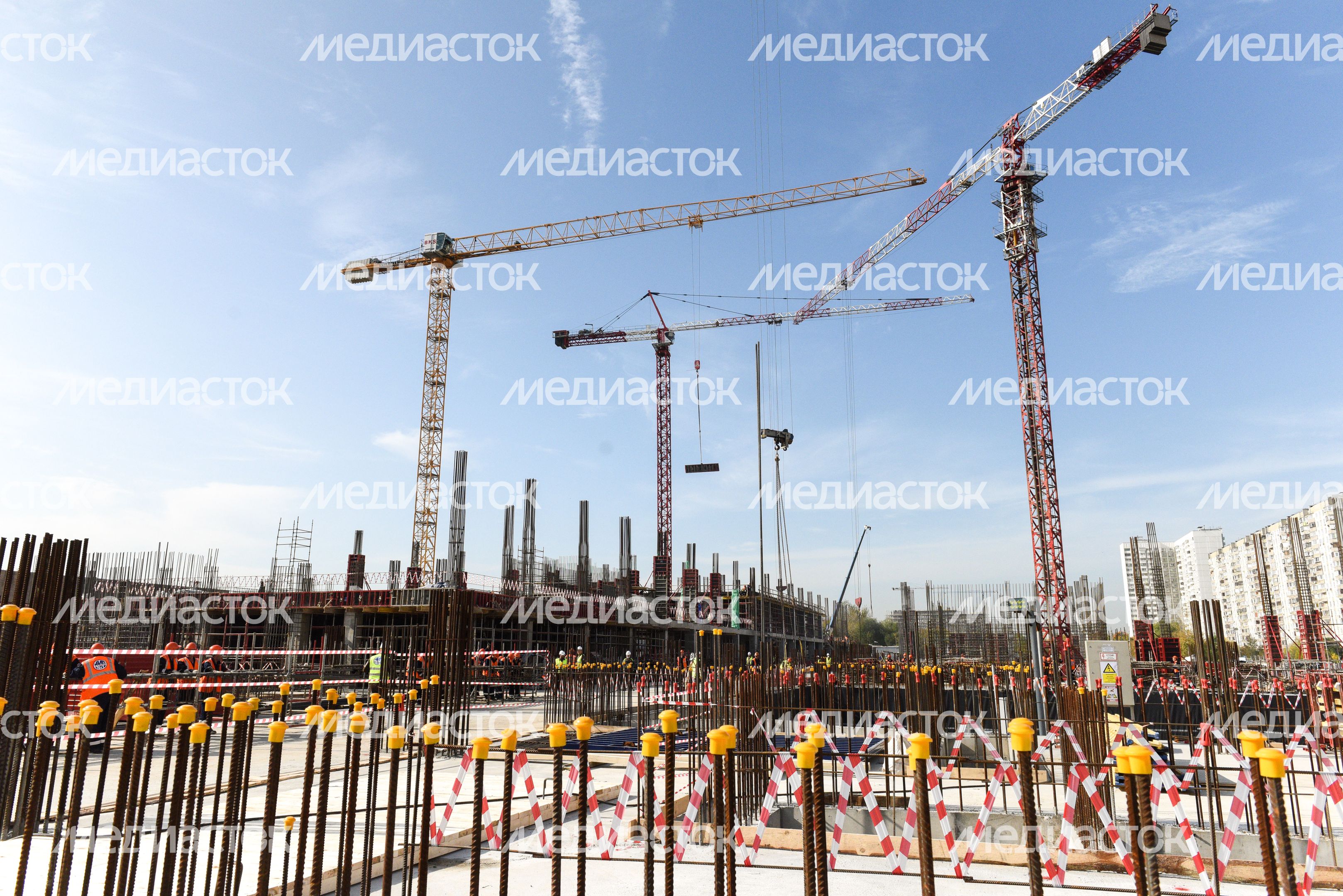 Строительно‑монтажные работы в Национальном космическом центре