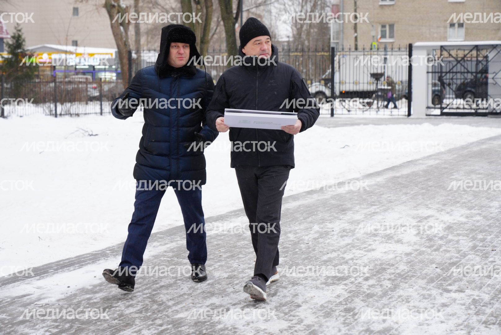 Проверка Губернатором Центрального парка культуры и отдыха в Пушкино