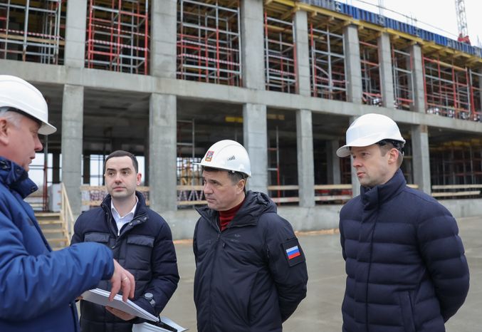 Андрей Воробьев проверил ход строительства Балашихинской областной больницы