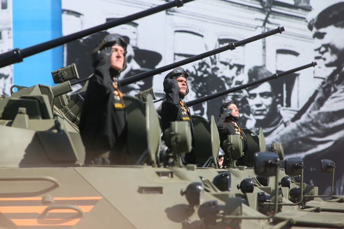 Парад Победы на Красной площади в Москве