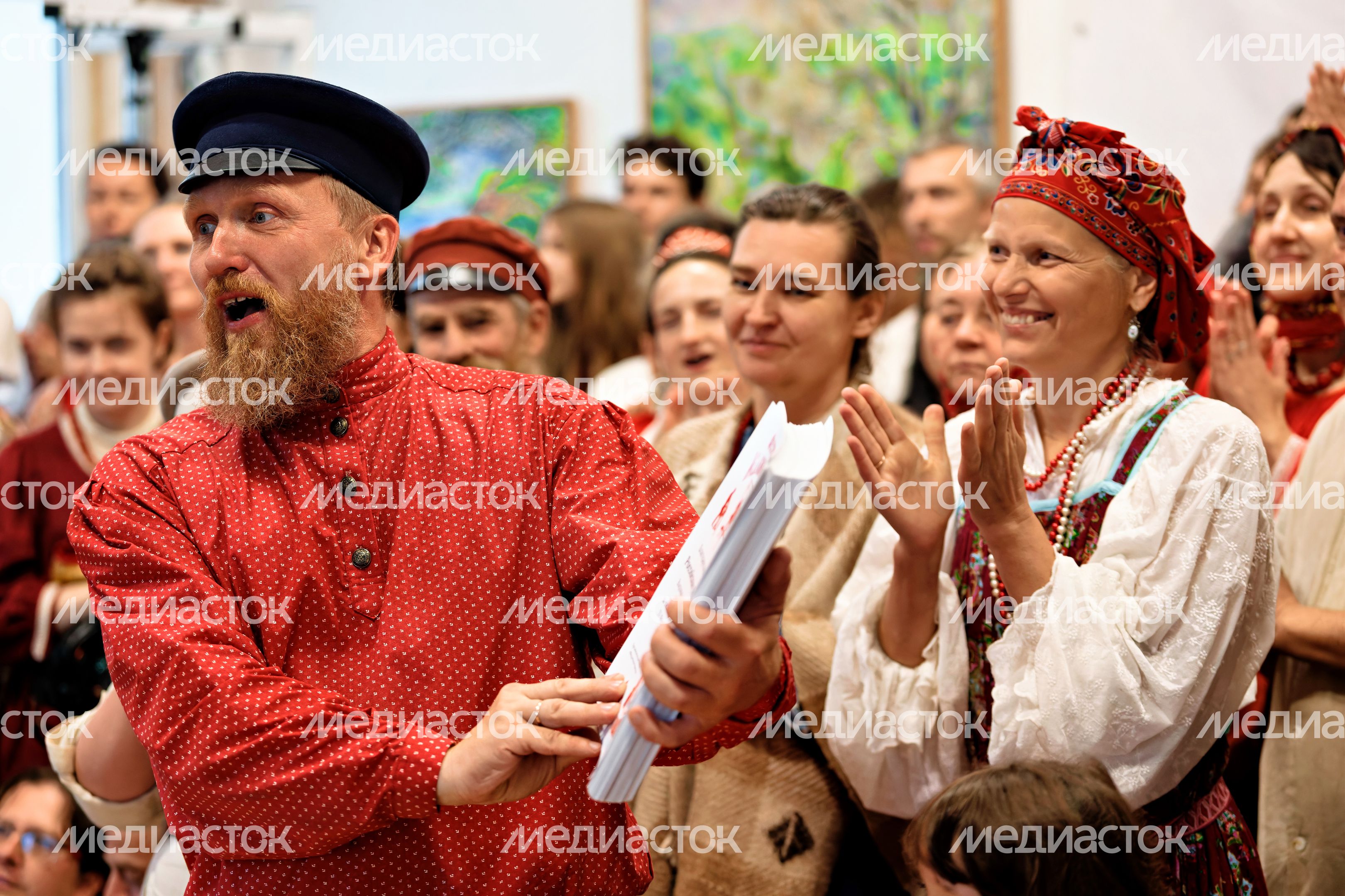 Авторы идеи фестиваля ремесел Григорий и Наталья Глушенковы