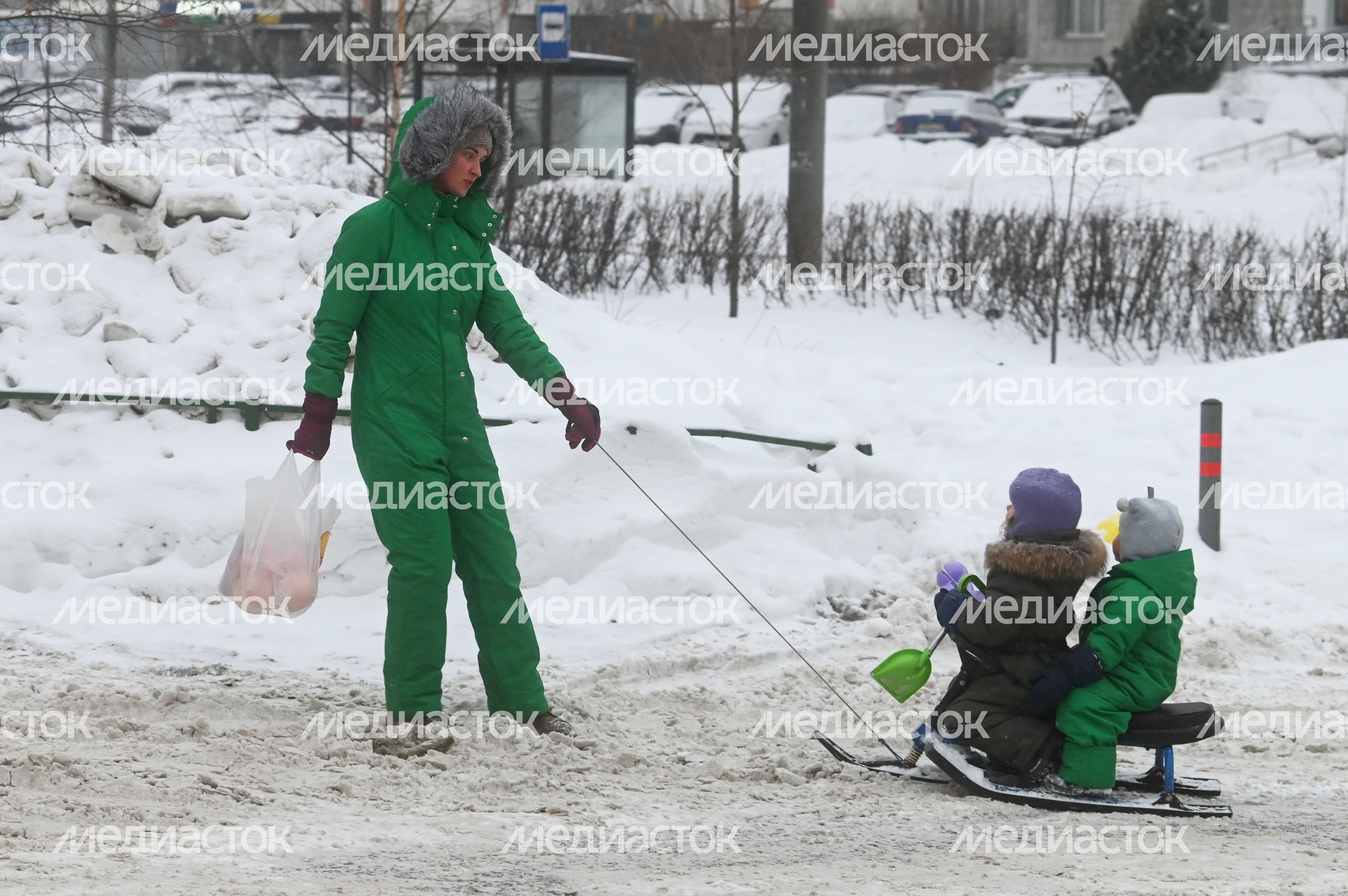 Снегопад в Люберцах