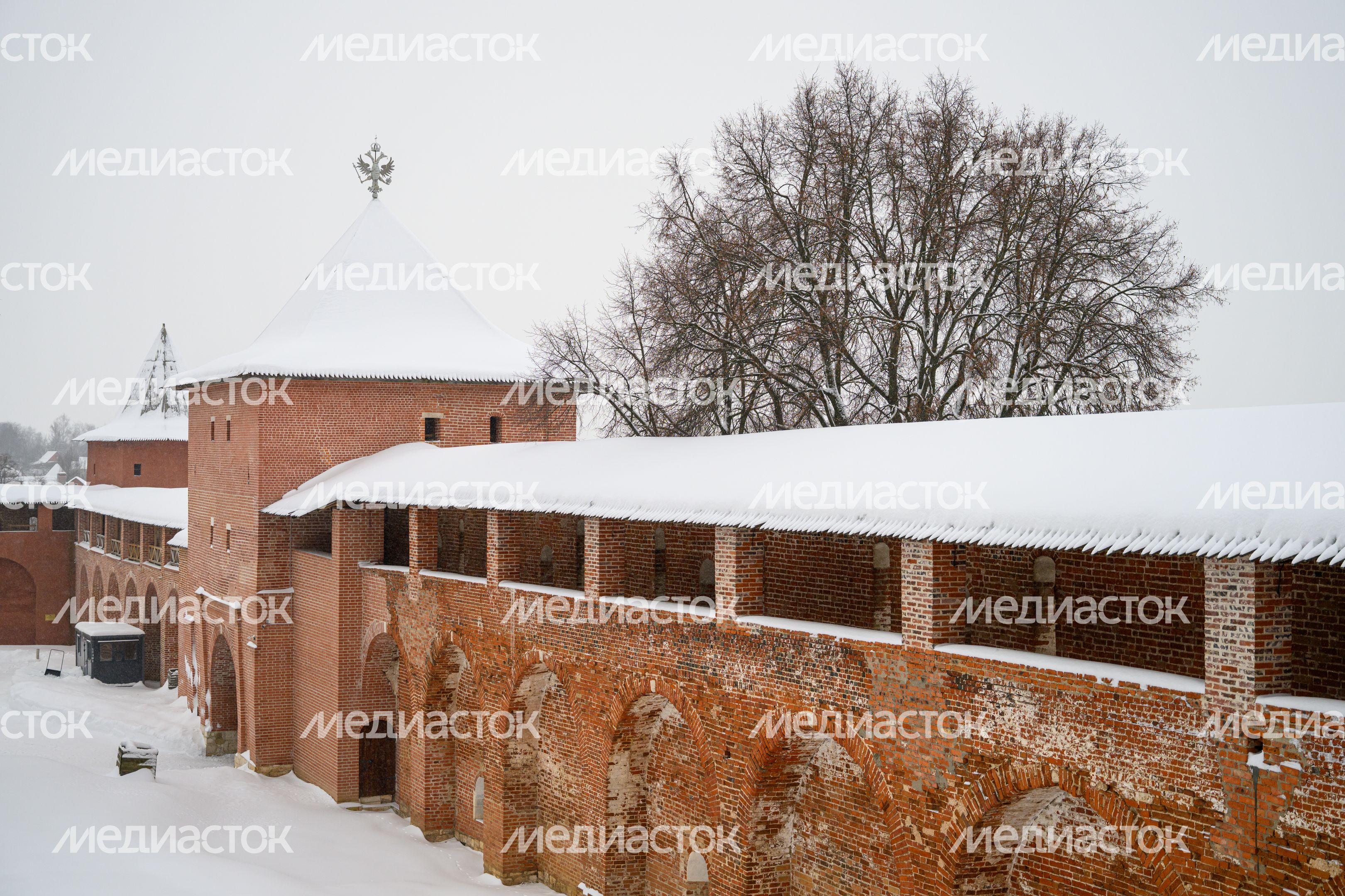 Зарайский кремль зимой Зарайский кремль зимой