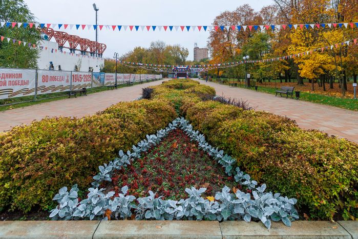 Центральный парк культуры и отдыха в Люберцах осенью