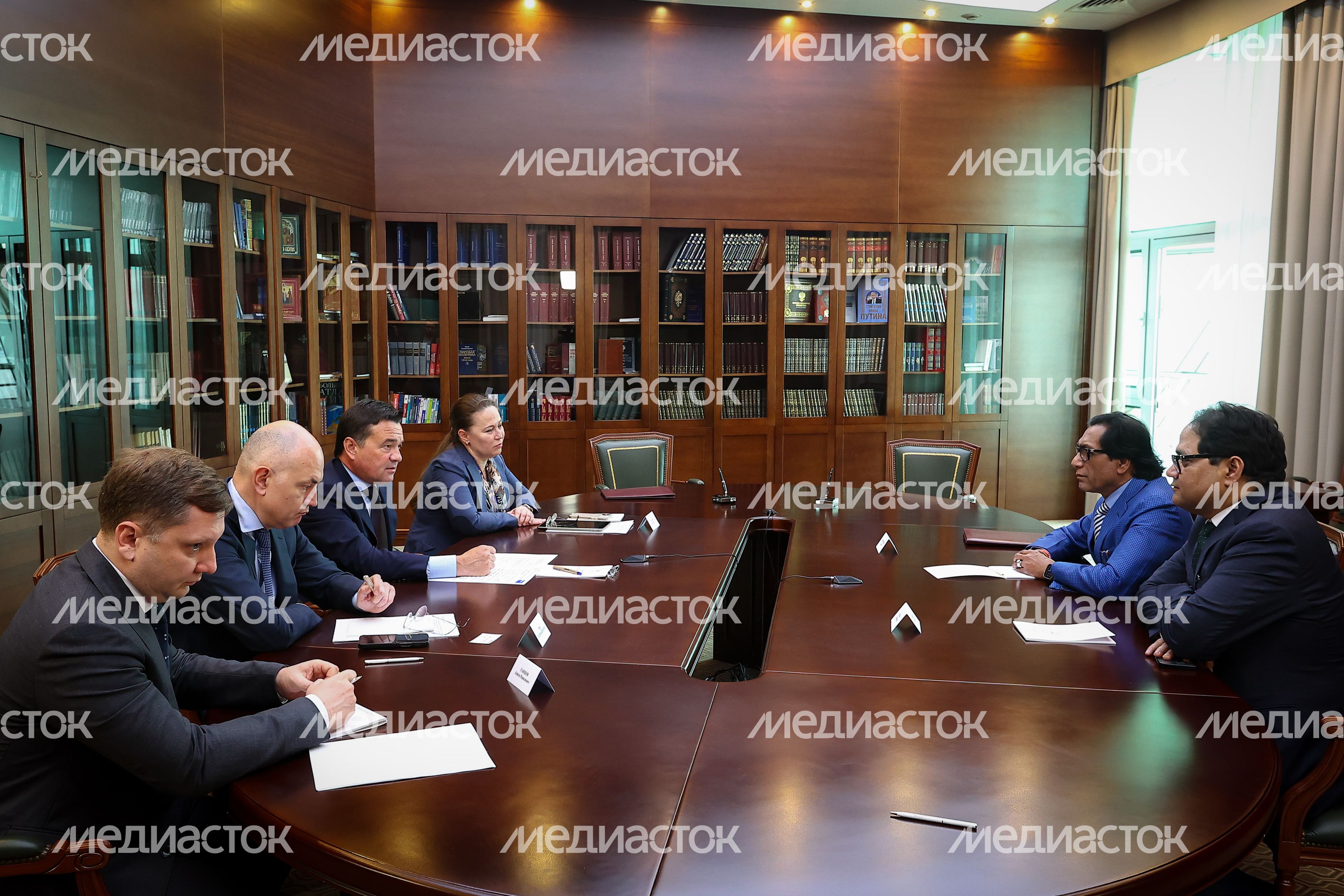 Встреча Губернатора Подмосковья с управляющим директором «Uflex Group» Ашоком Чатурведи