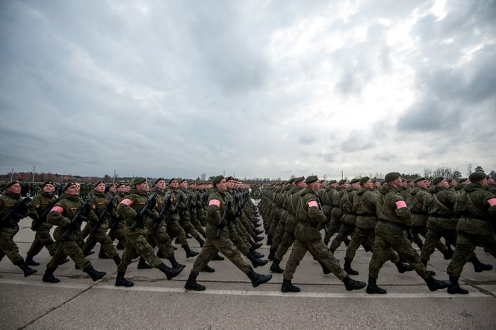 Репетиция Парада Победы в Алабино