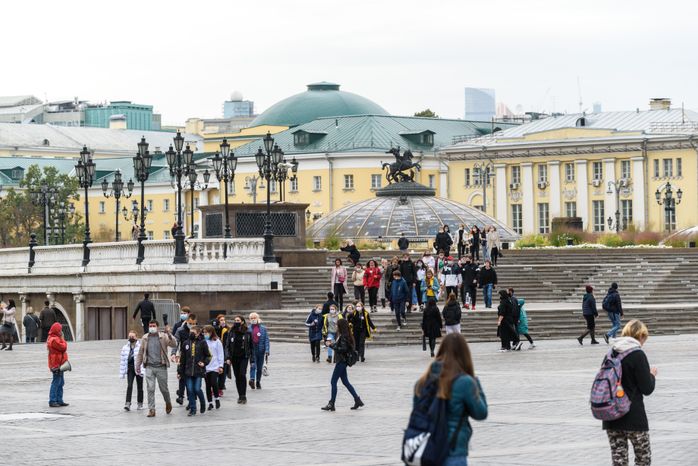 Масочный режим в Москве