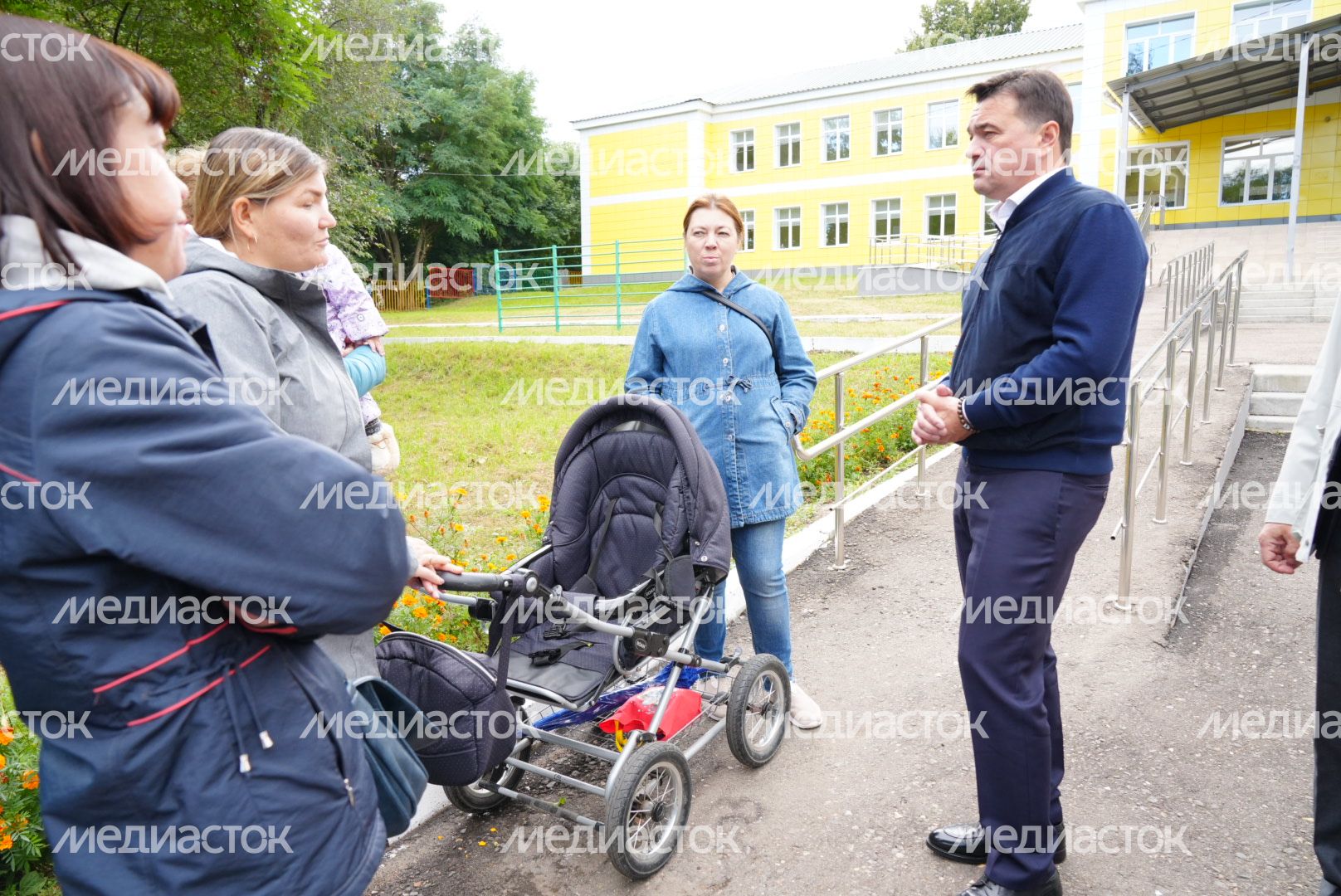 Проверка работы школы №3 в Кашире Губернатором Подмосковья