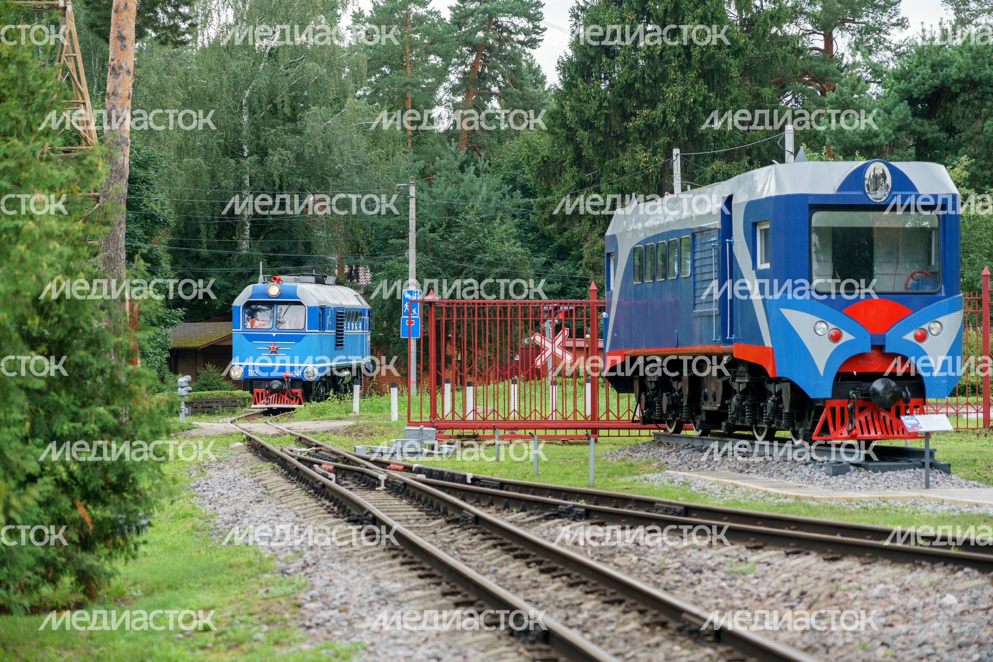 Московская детская железная дорога в поселке Кратово Московская детская железная дорога в поселке Кратово