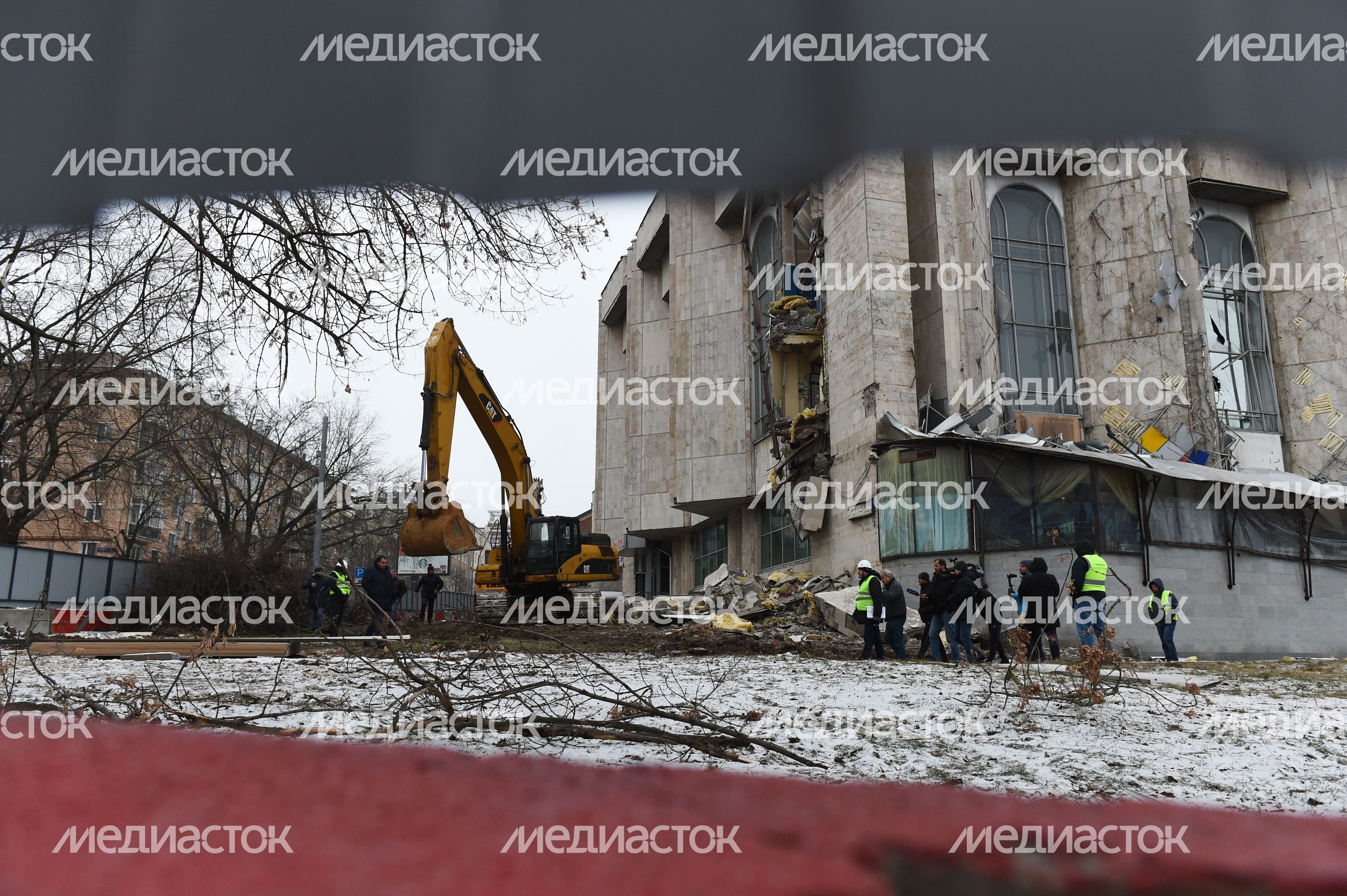 Снос кинотеатра «Соловей» в Москве
