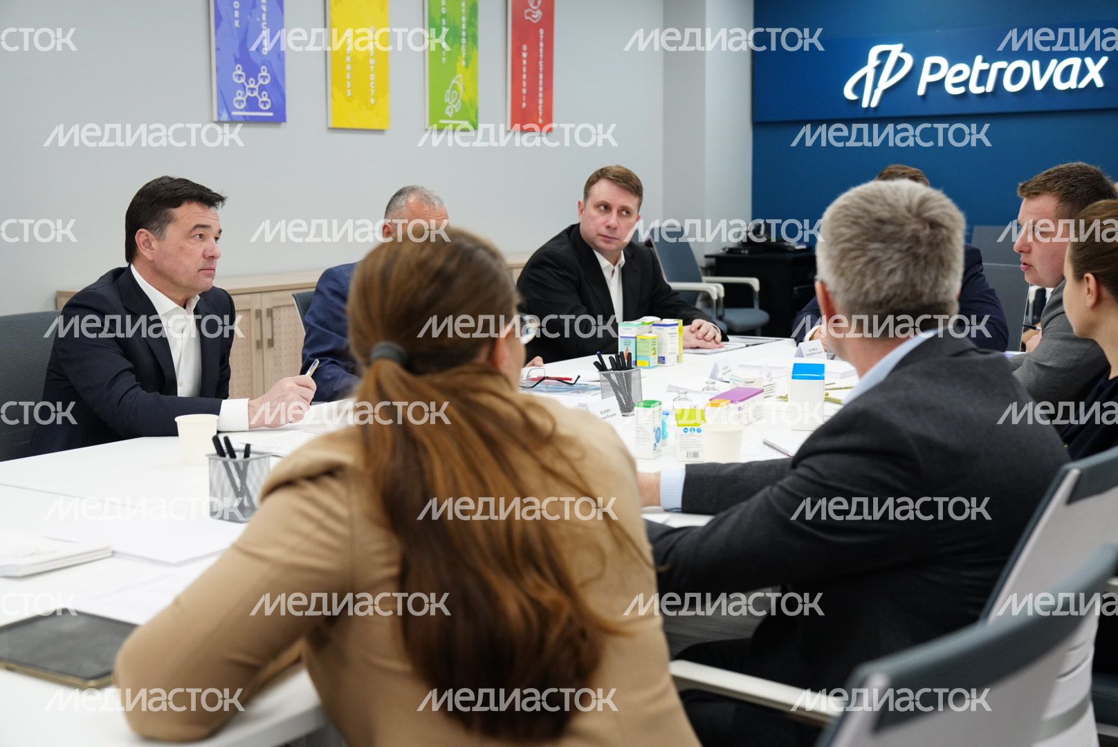 Встреча губернатора с фармпроизводителями Подмосковья