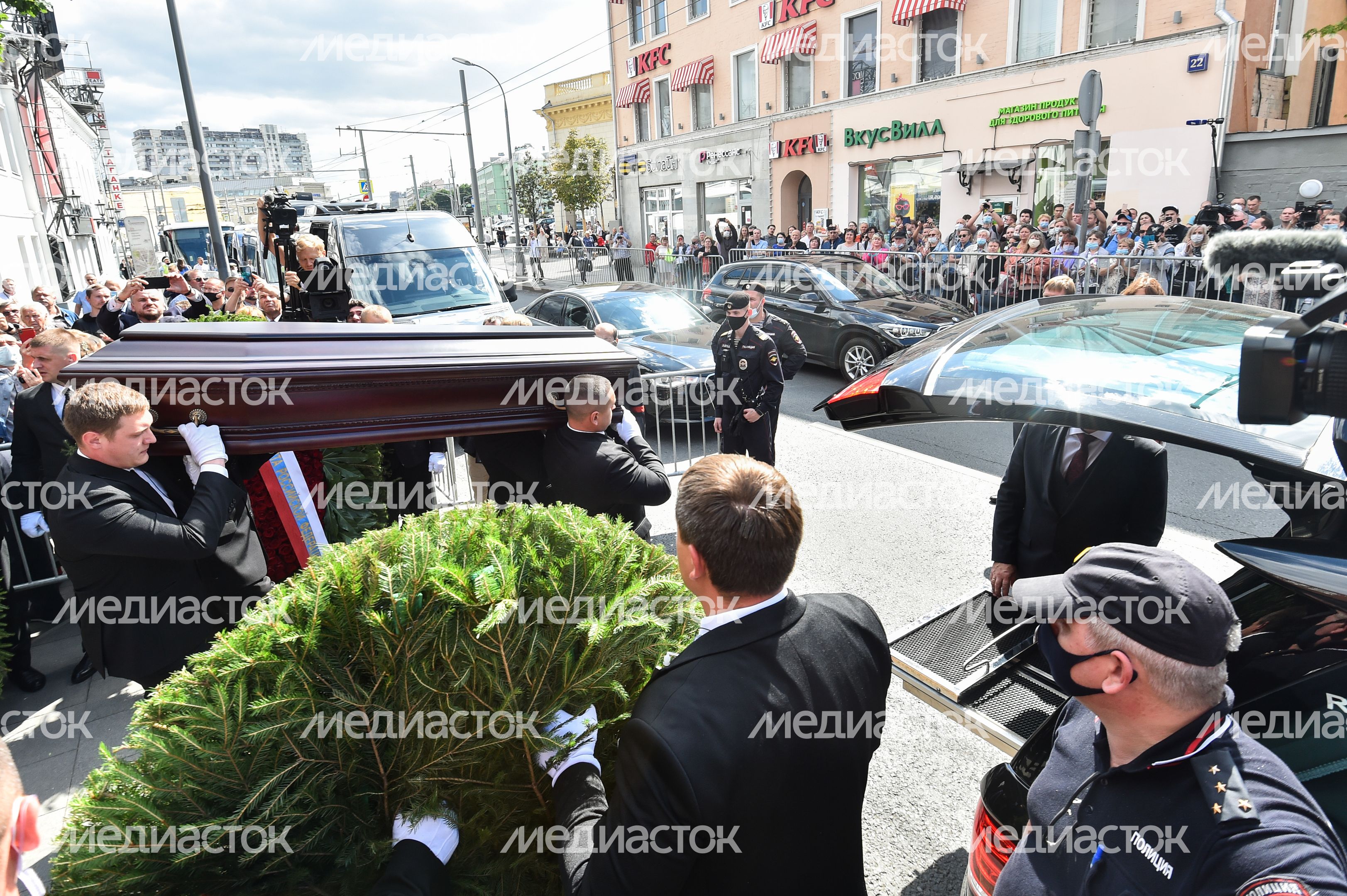 Церемония прощания с Николаем Губенко