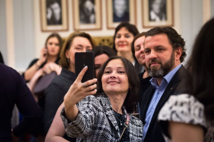 Церемония вручения премии «Звезда Театрала» в театре имени Вахтангова в Москве