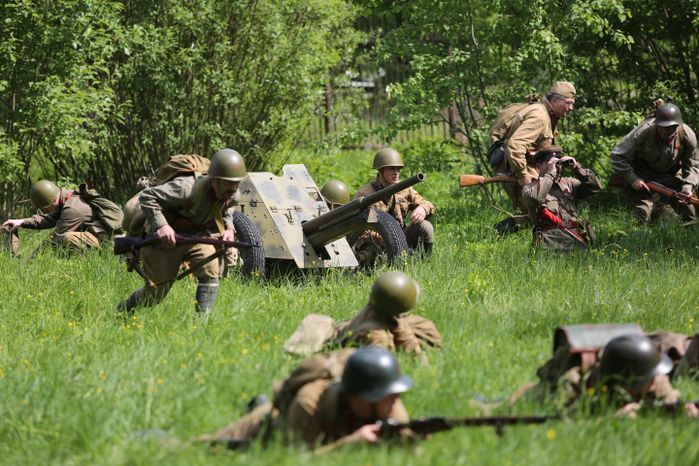 Военная реконструкция в Истринском районе