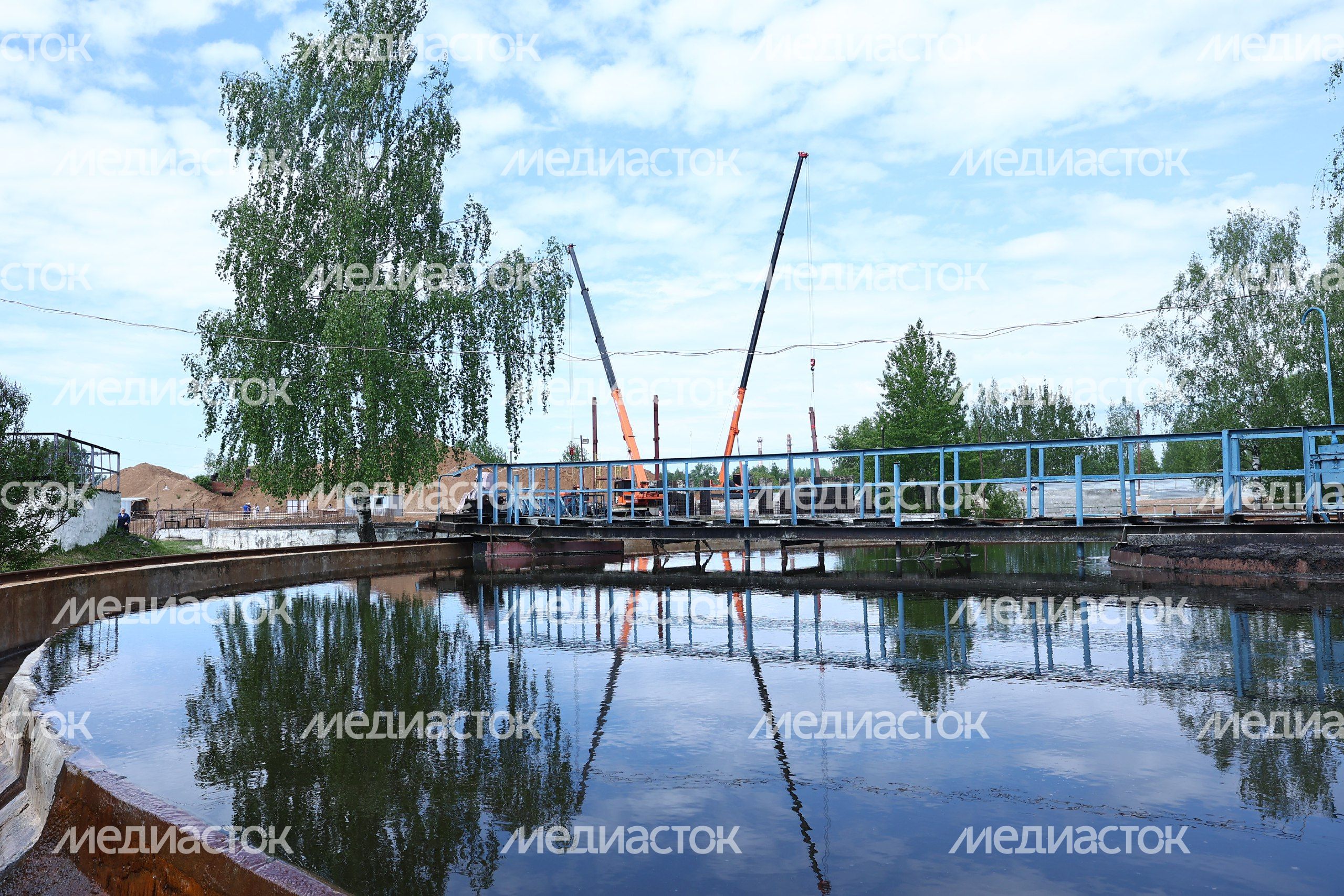В Сергиевом Посаде продолжается строительство современного комплекса очистных сооружений