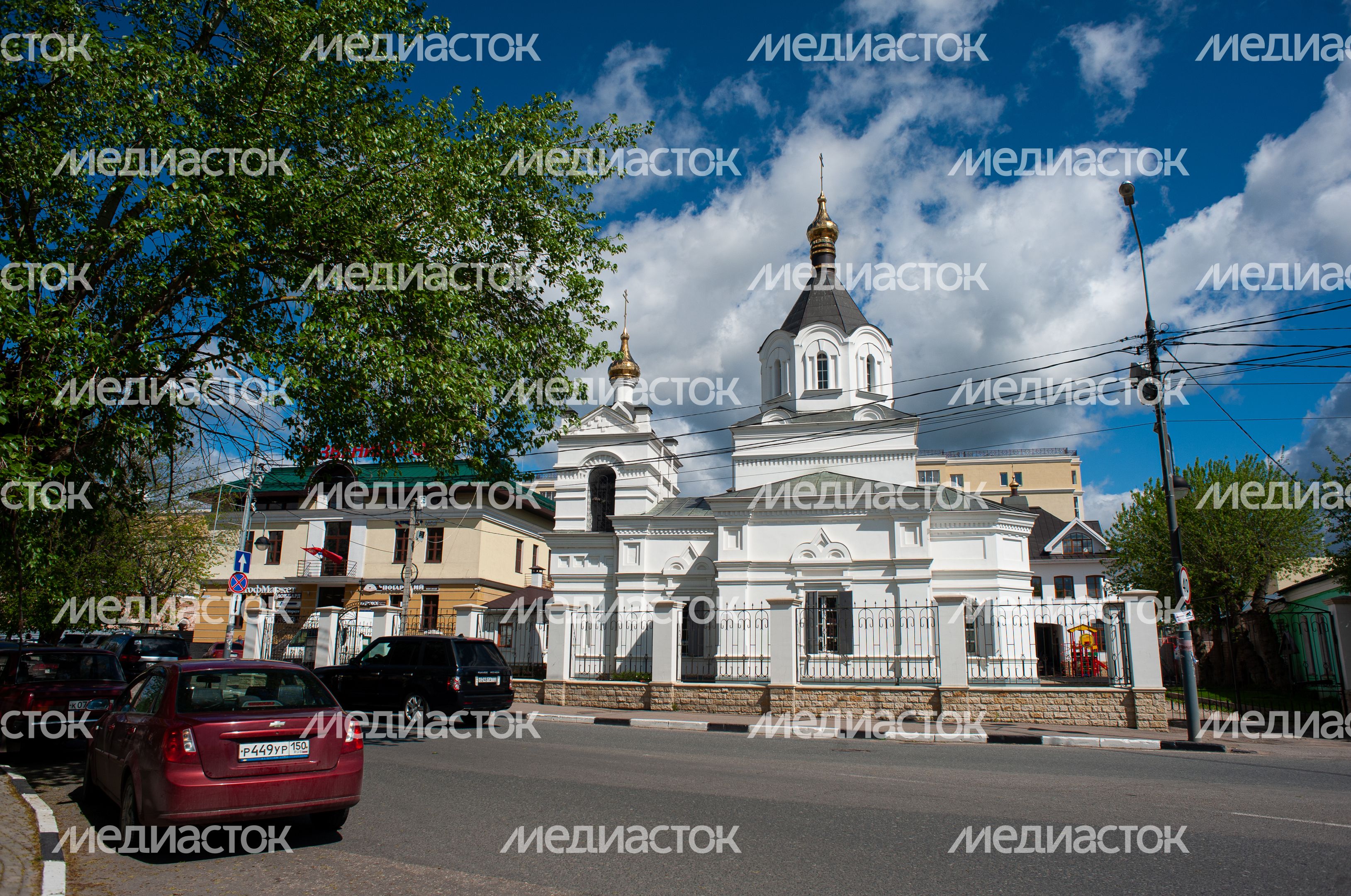 Летние виды города Звенигород