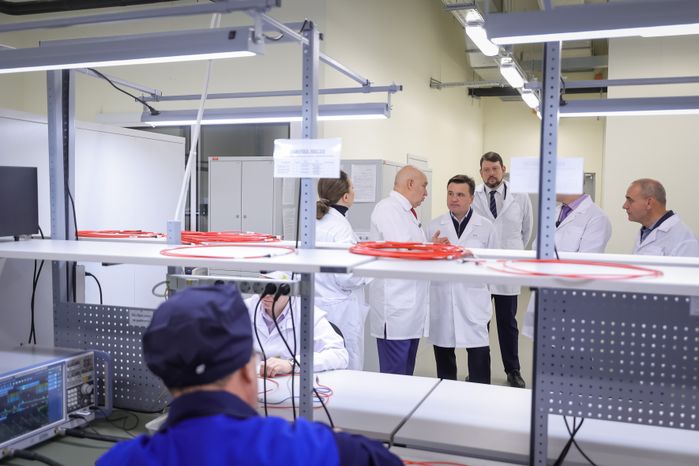 Андрей Воробьев запустил производство высокотехнологичной продукции в Подмосковье
