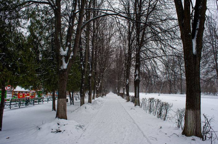 Зимние виды города Королёв