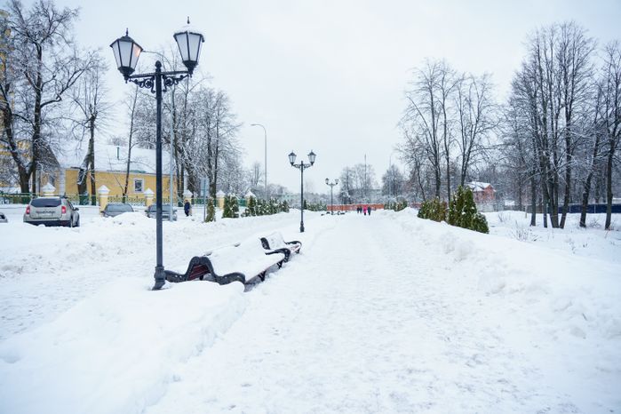 Зимние виды Лосино-Петровского