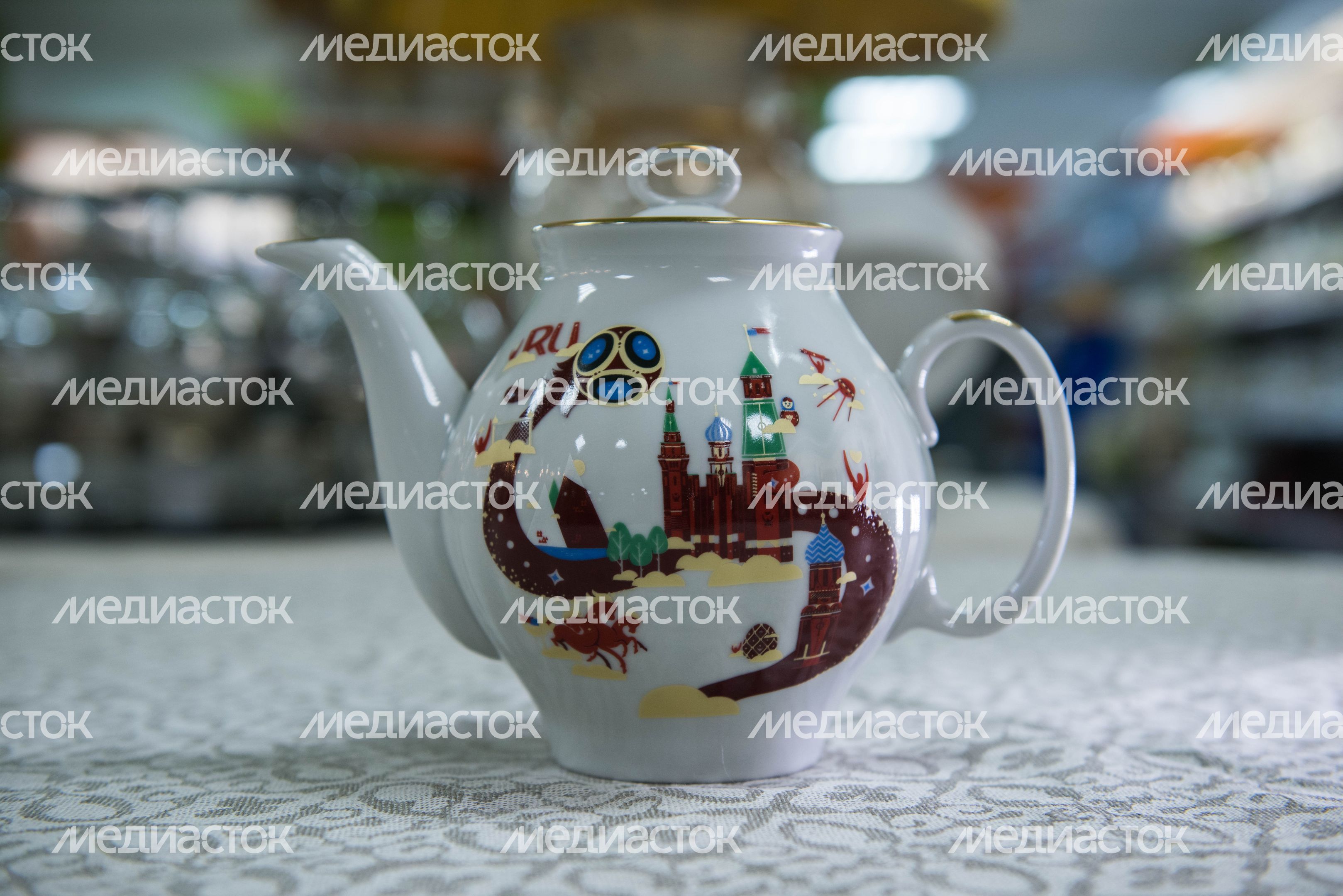 Производство сувениров ЧМ‑2018 на заводе «Дулевский фарфор»