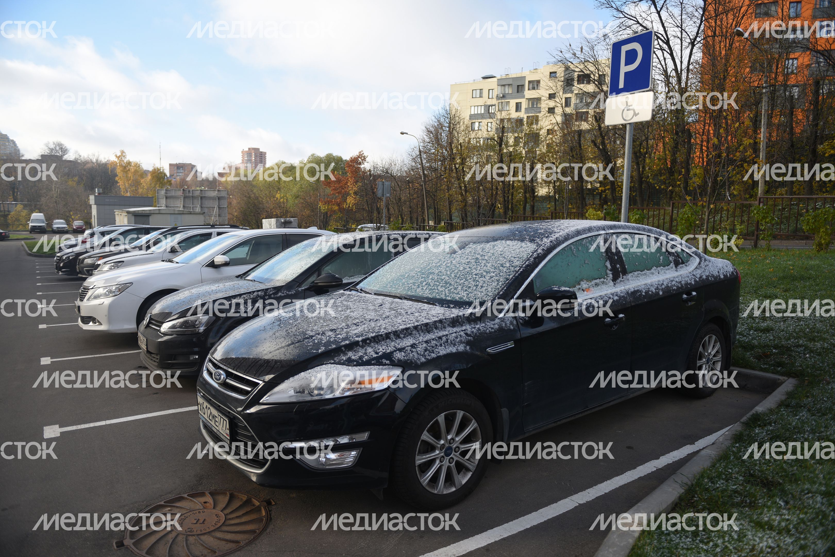 Первый снег в Москве и Подмосковье