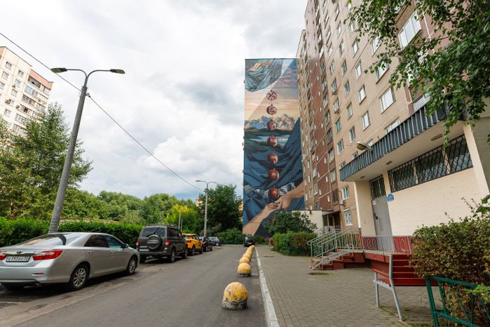 Муралы в Железнодорожном, Балашиха