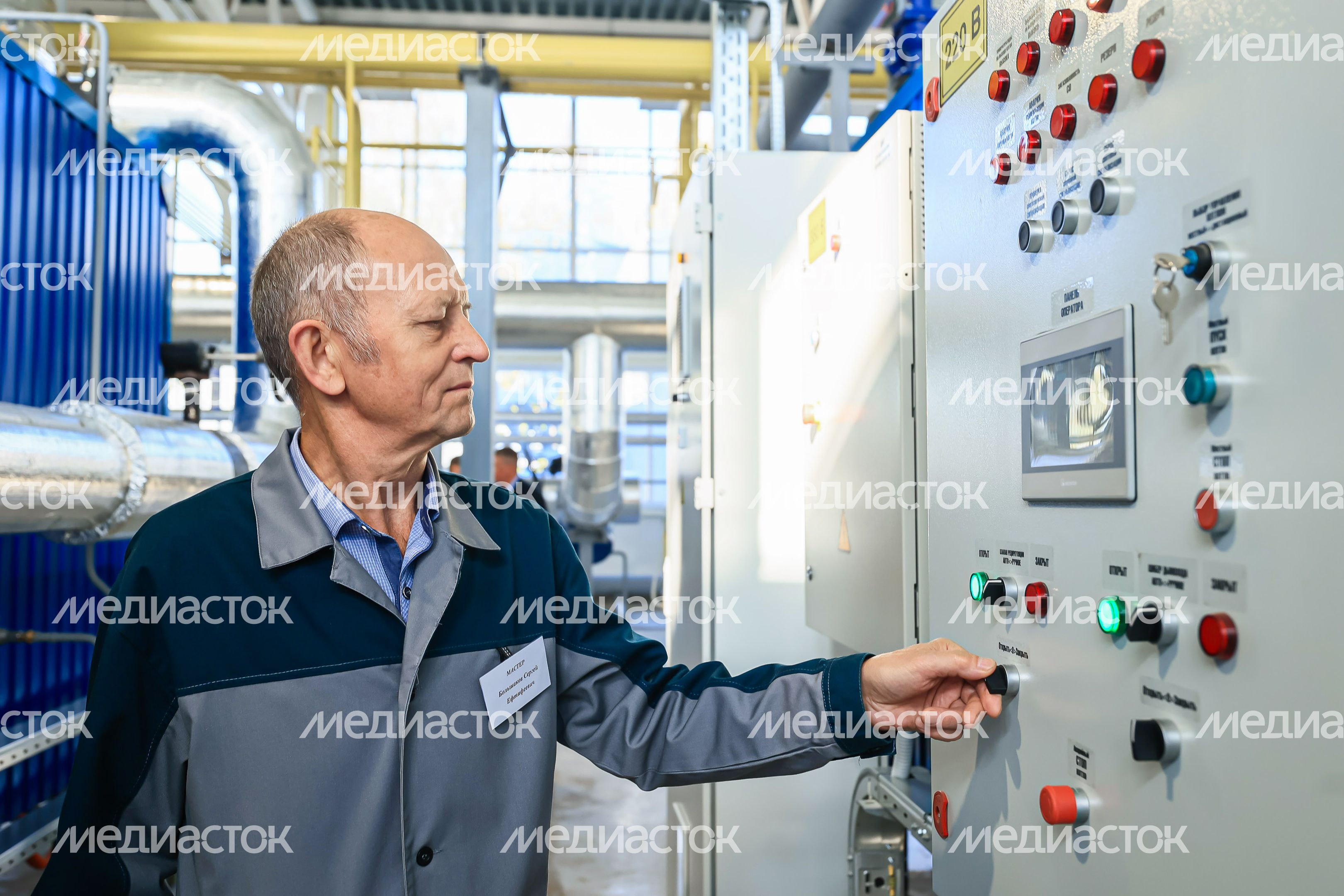 Осмотр новой котельной и реконструируемого участка теплосети в Королеве Губернатором Подмосковья