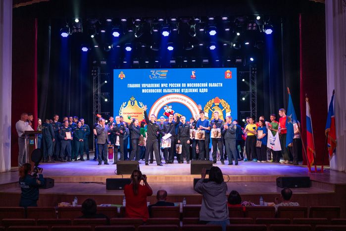 Областной этап конкурса КВН на противопожарную тематику в Ступино