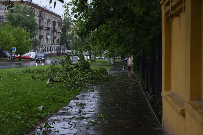 Последствия урагана в московском регионе