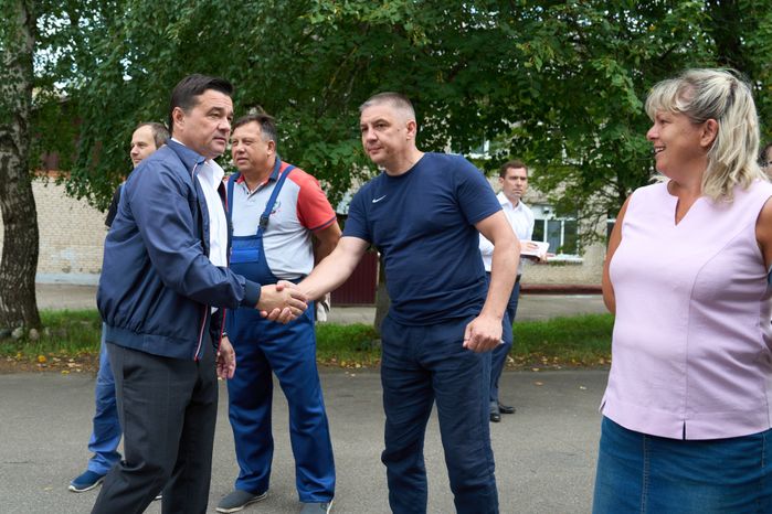 Оперативный штаб с участием Губернатора Подмосковья на месте ЧП в Сергиевом Посаде