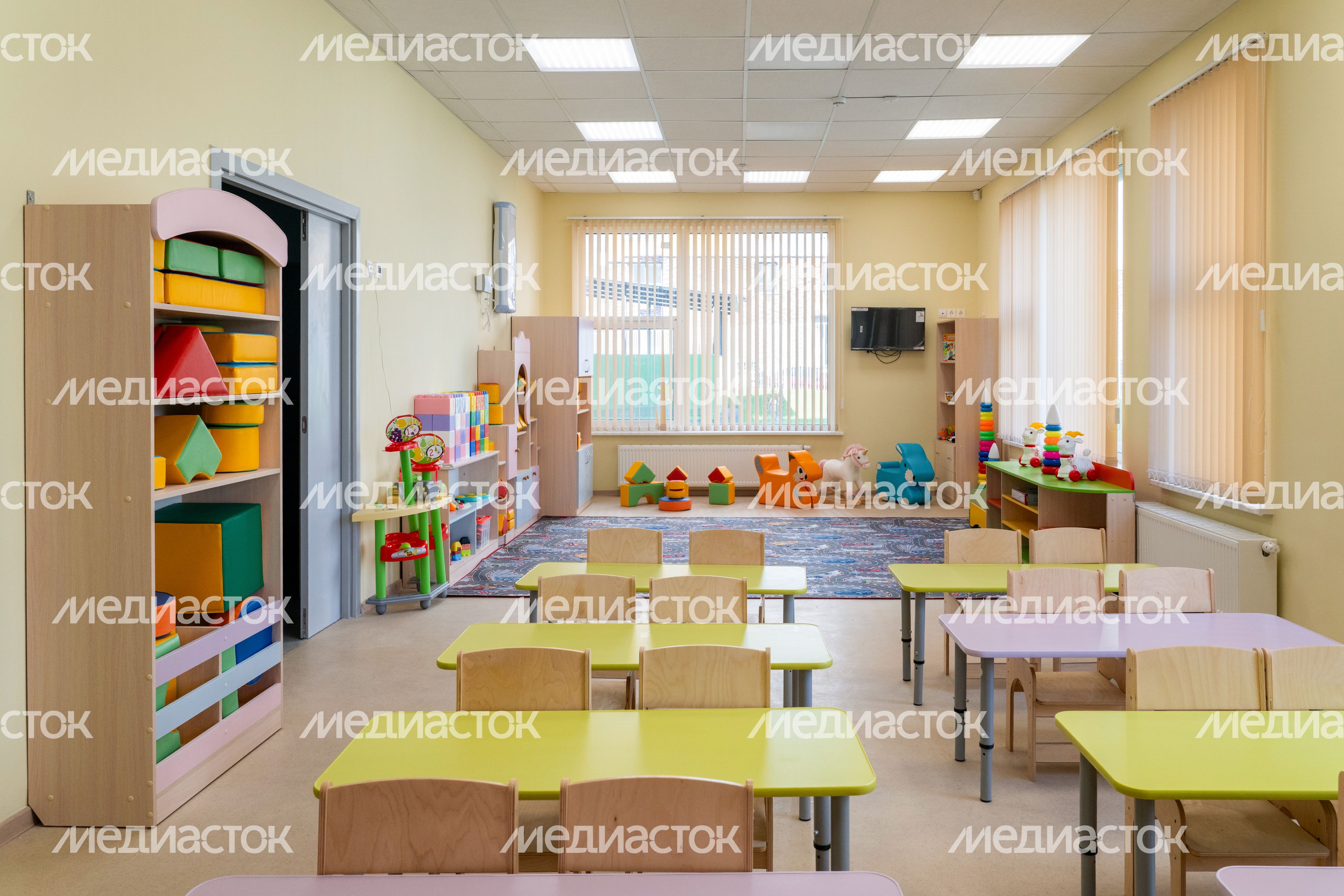 Игровая комната в новом детском саду «Карамелька» в ЖК «Ильинойс» Красногорска Игровая комната в новом детском саду «Карамелька» в ЖК «Ильинойс» Красногорска