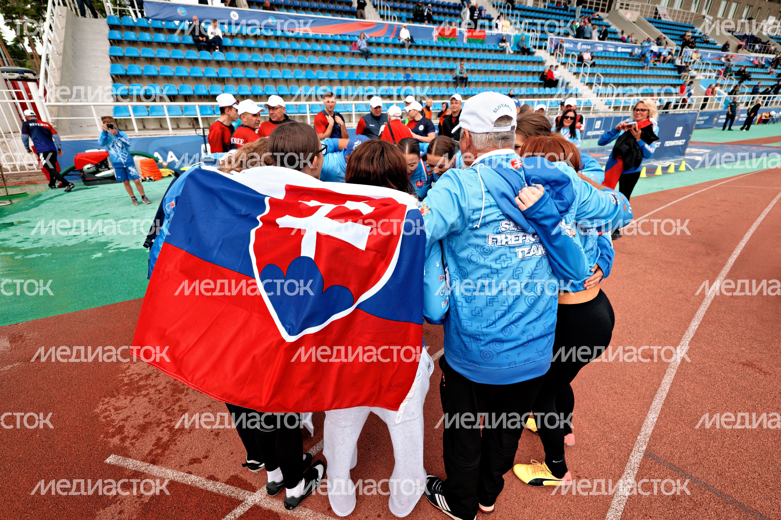 Женская сборная Словакии завоевала серебро в боевом развертывании на XI Чемпионате мира по пожарно-спасательному спорту Женская сборная Словакии завоевала серебро в боевом развертывании на XI Чемпионате мира по пожарно-спасательному спорту