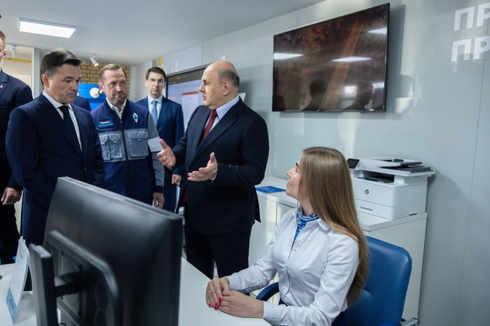 Встреча Губернатора Андрея Воробьева и Председателя Правительства РФ Михаила Мишустина