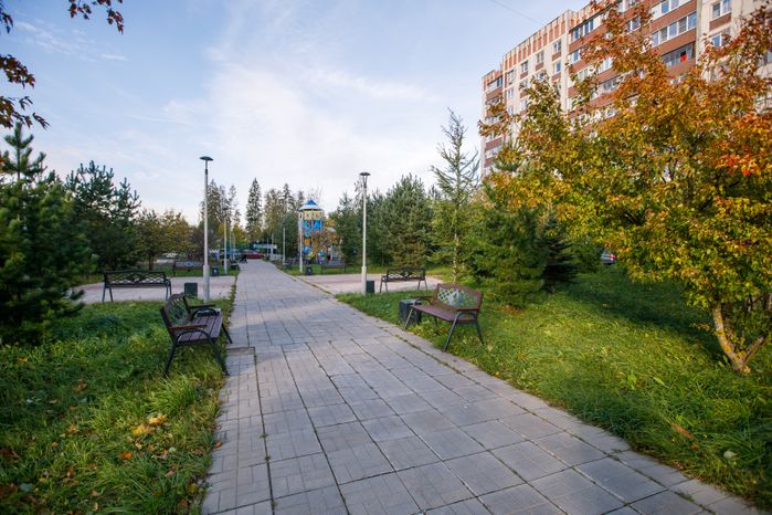 Краснознаменск. Сквер имени Юрия Гагарина
