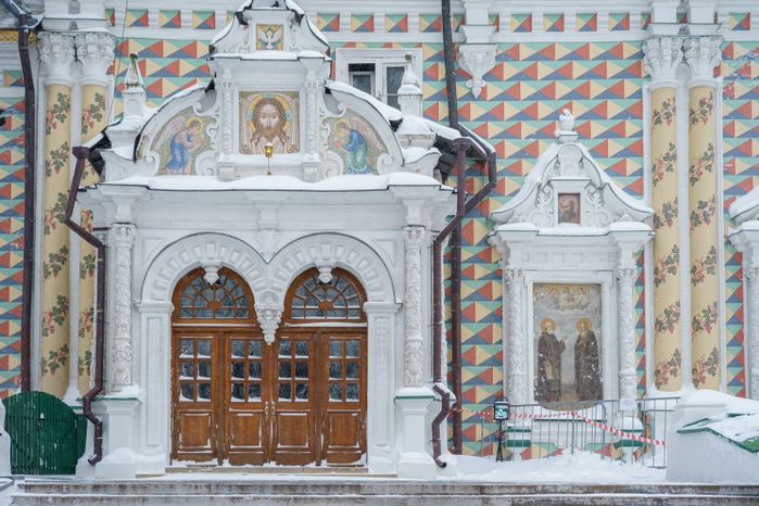 Сергиев Посад. Свято-Троицкая Сергиева лавра. Зима