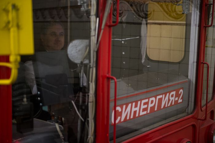 Диагностический поезд «Синергия 2» в Московском метрополитене