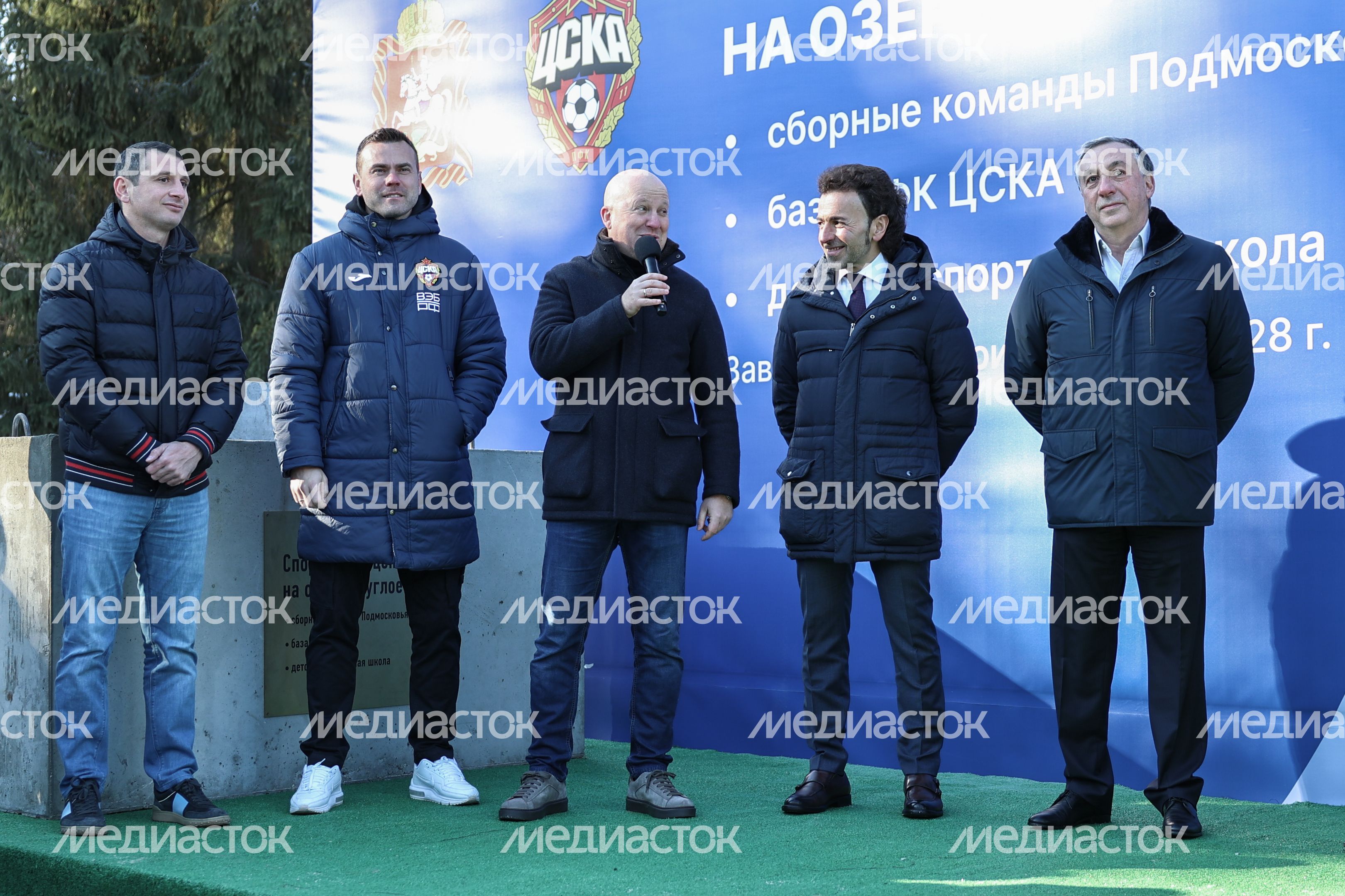 Андрей Воробьев заложил первый камень в основание новой футбольной базы для ЦСКА Андрей Воробьев заложил первый камень в основание новой футбольной базы для ЦСКА
