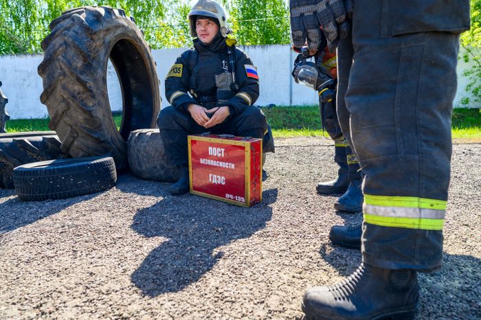 Соревнования спасателей в Ногинске Богородского округа