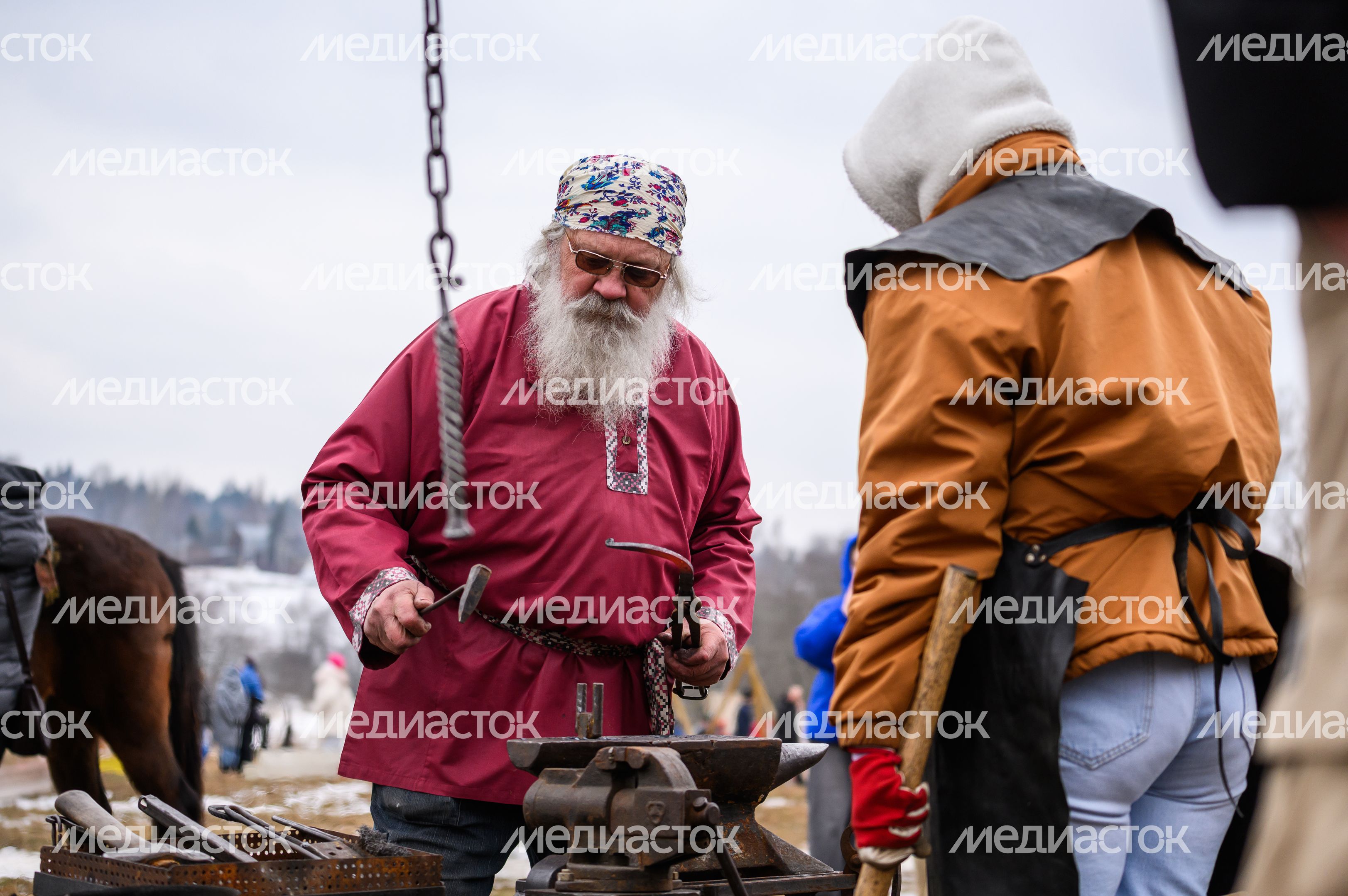 Празднование Масленицы в Муранове