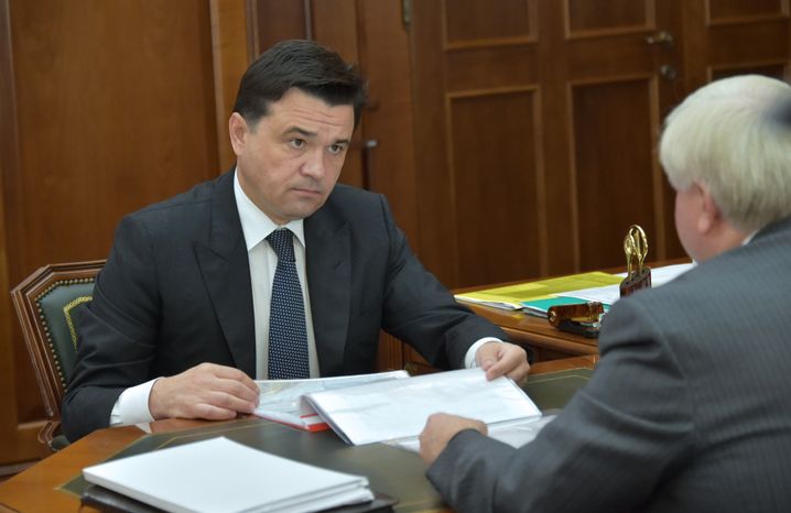 А. Воробьев встретился с главой Красногорского района