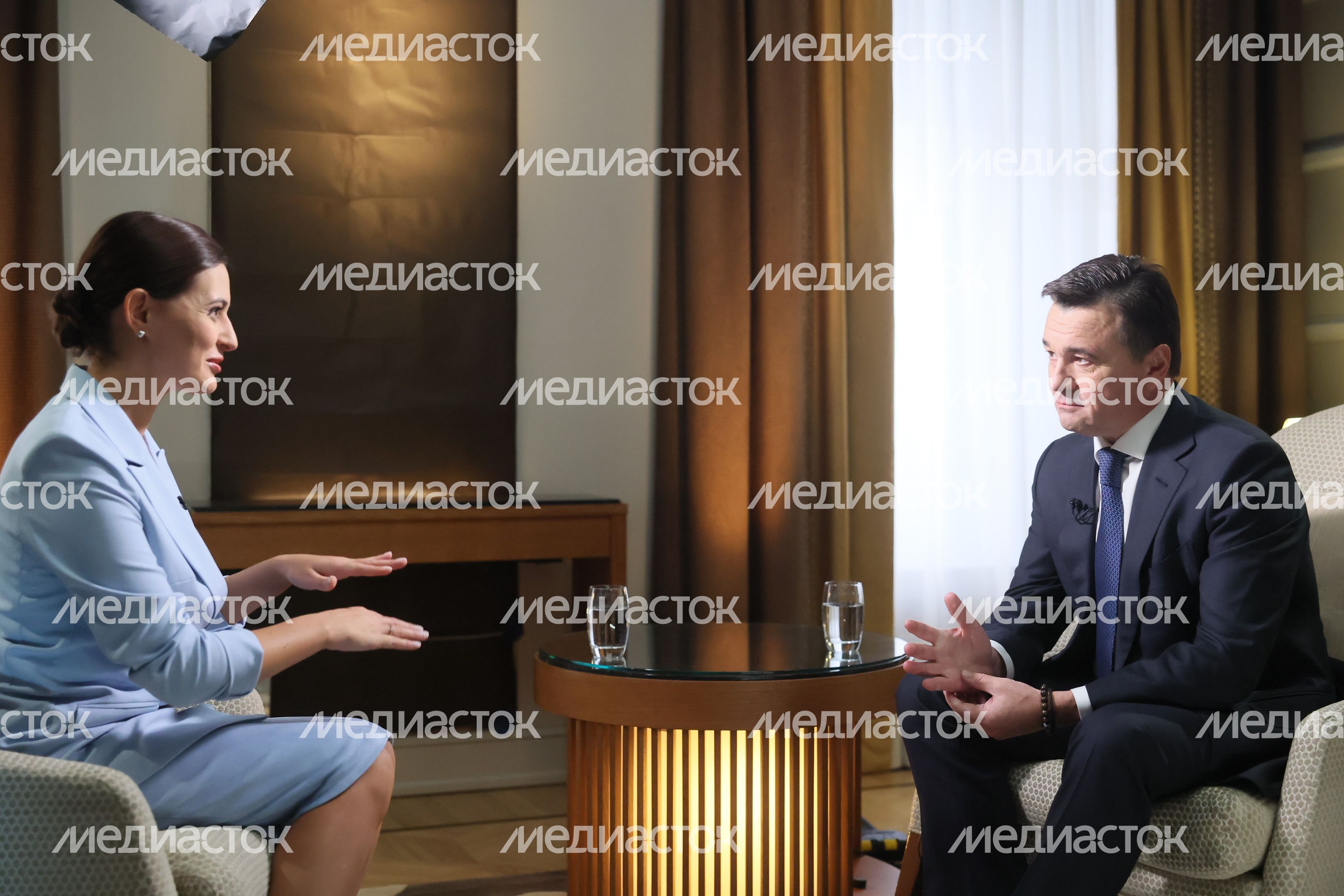 Интервью губернатора телеканалу