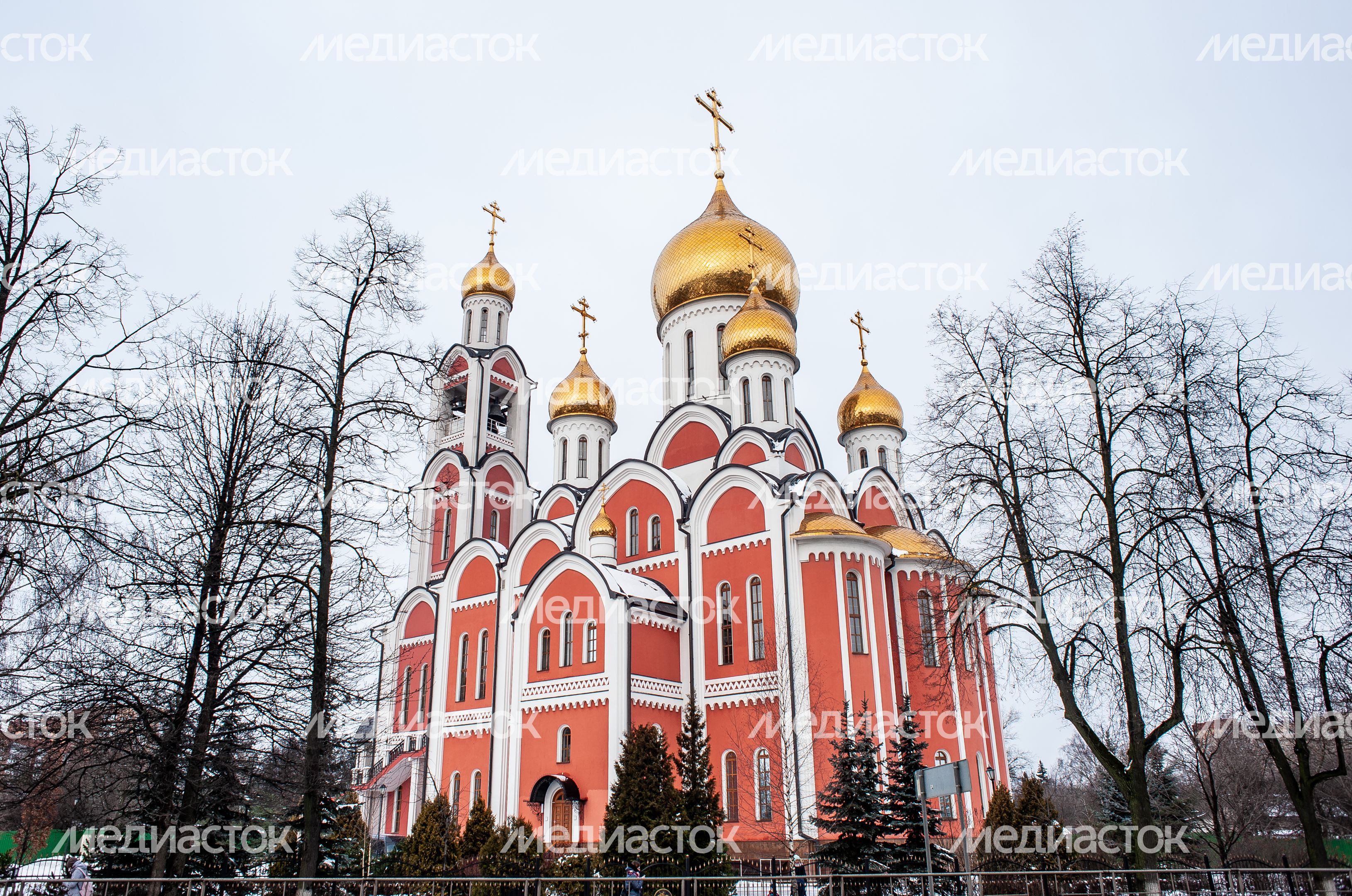 Зимние виды города Одинцово