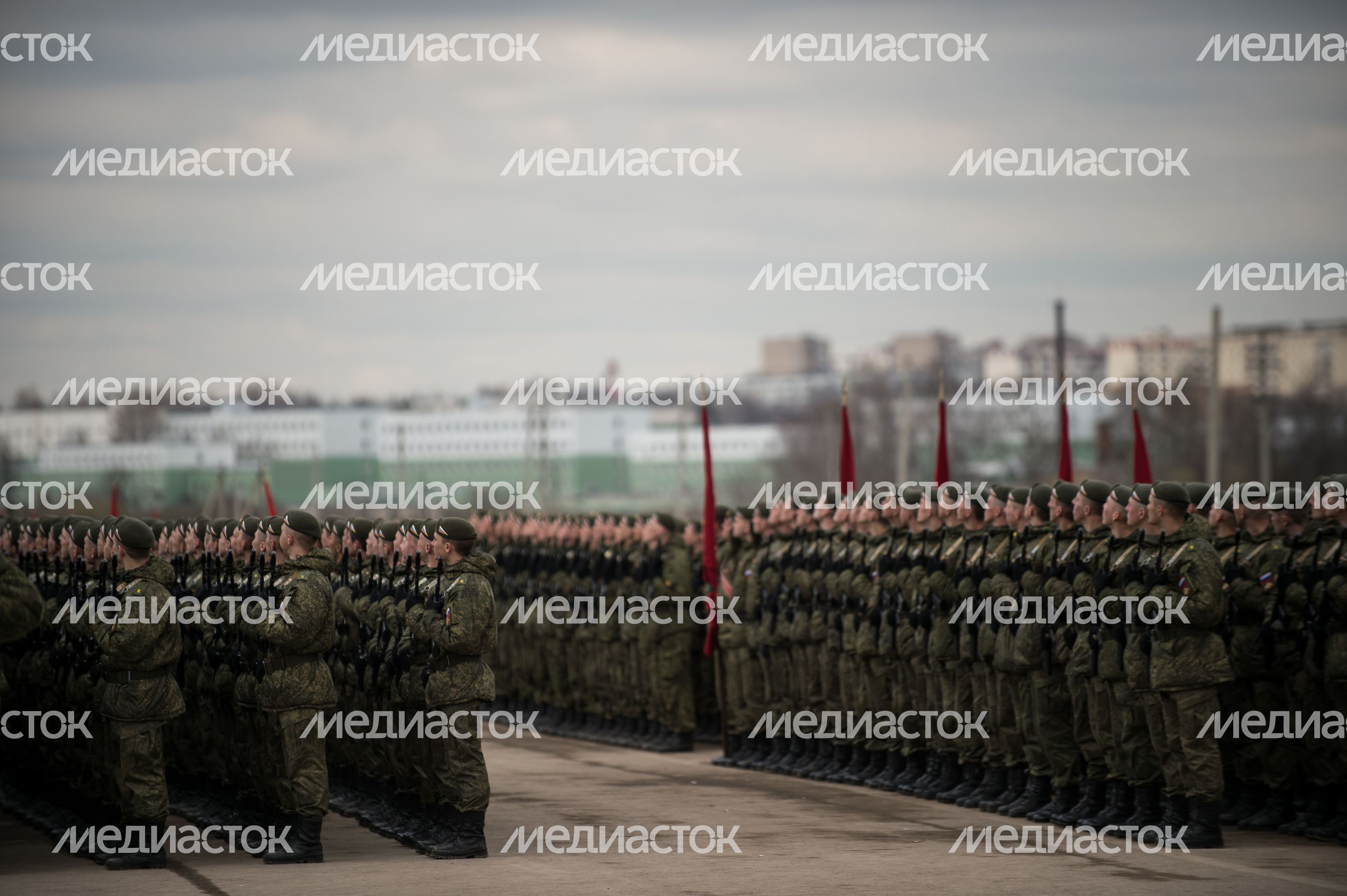 Репетиция Парада Победы в Алабино