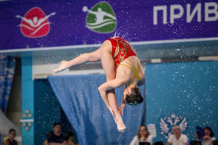 Первенство России по синхронному плаванию среди юношей и девушек в Чехове