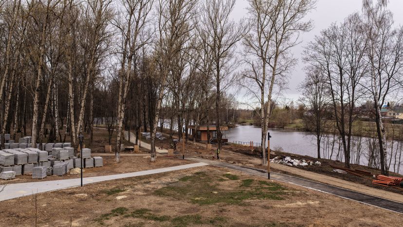 Благоустройство Центрального парка в Щелково