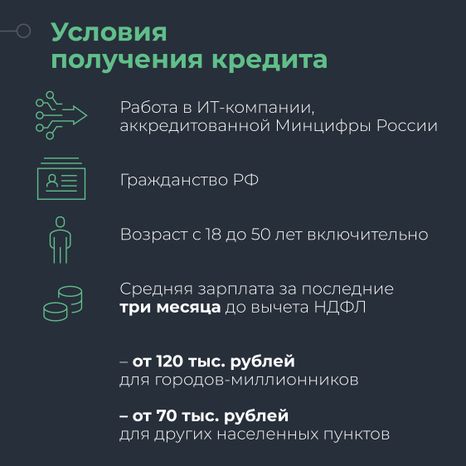 Льготная ипотека для  IT специалистов