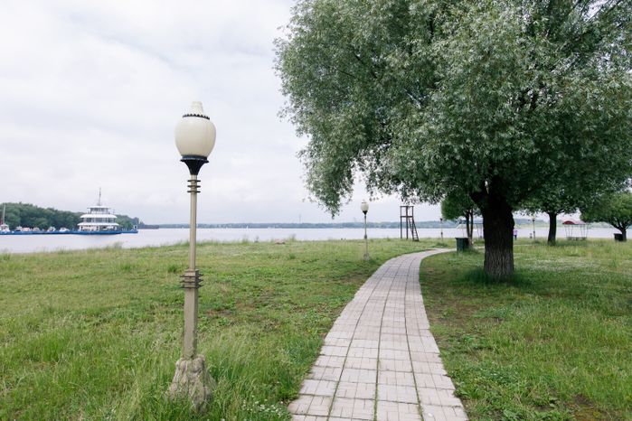 Пляж в селе Троицкое